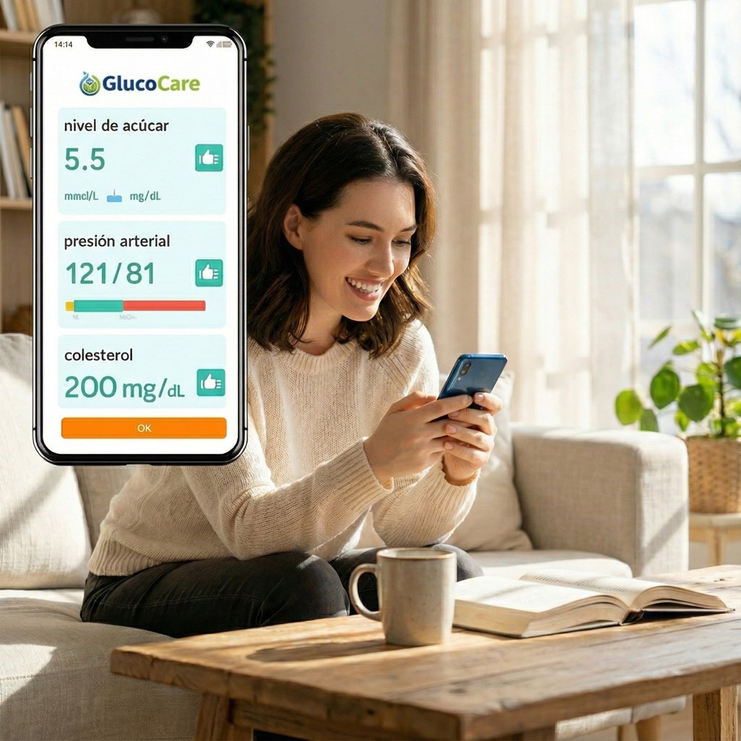GlucoCare™ 3 en 1 - Medidor de Glucosa Sin Dolor + Colesterol + Presión Arterial + ENVÍO GRATIS